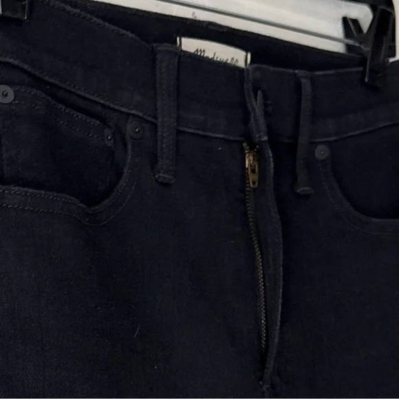 Madewell The Perfect Vintage Wide-Leg Jean Black Rinse Wash Super Stretch Sz 27 - Picture 6 of 13